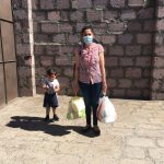 Families in need in Gyumri and the nearby villages received food packets and hygienic supplies following the Covid-19 situation.