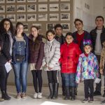 Paros staff and students following a recycling pick up.